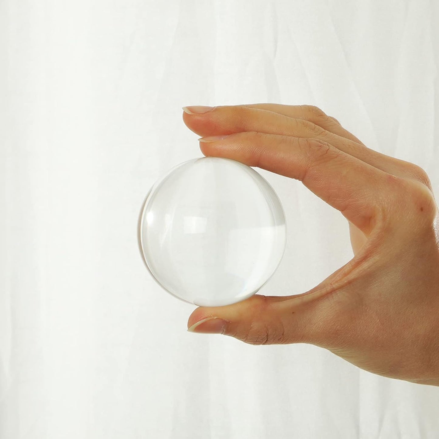 LONGWIN 50mm(2 inch) K9 Photography Solid Crystal Glass Ball Sphere with Free Stand Suncatcher (Clear)