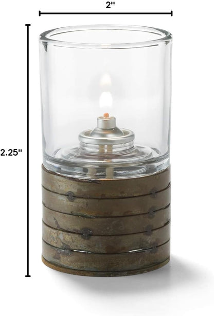 Hollowick Disposable Liquid Candles, 8 Hour, for Use in Glass Votive Tealight Lamp Holders, Restaurant Wedding Table Top Lights, Child Resistant Closures, 90 Pieces, Clear Fuel Oil HD8-90