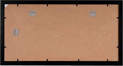 Americanflat 12x18 Poster Frame with Shatter-Resistant Glass - Signature Collection - Gallery-Style Frames Made of Engineered Wood - Photo Frame for Wall Display - Black - Colors B