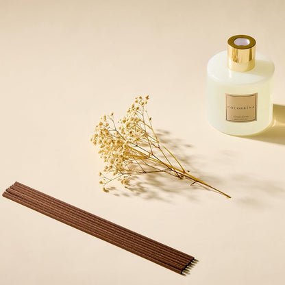 Cocorrína Reed Diffuser Set, Clean Linen 6.7 fl oz Scented Diffuser with Sticks Home Fragrance Reed Diffuser for Bathroom Shelf Decor