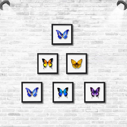 8x8 Shadow Box Frame Display Case with Letter Stickers, 3D Picture Frame, Display Case Box for Memorabilia, Baby Items, Wedding Memories, Crafts, Tickets and Photos (White, 8x8)