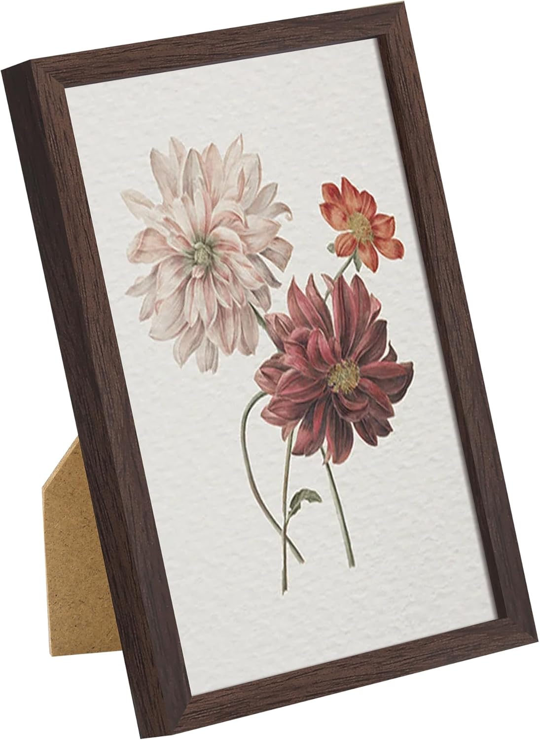 upsimples 5x7 Picture Frame Set of 3, Made of High Definition Glass for 5 x 7 Black Frames, Wall and Tabletop Display Thin Border Photo Frame for Home Décor