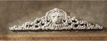 Design Toscano Remoulage Lion Sculptural Wall Pediment