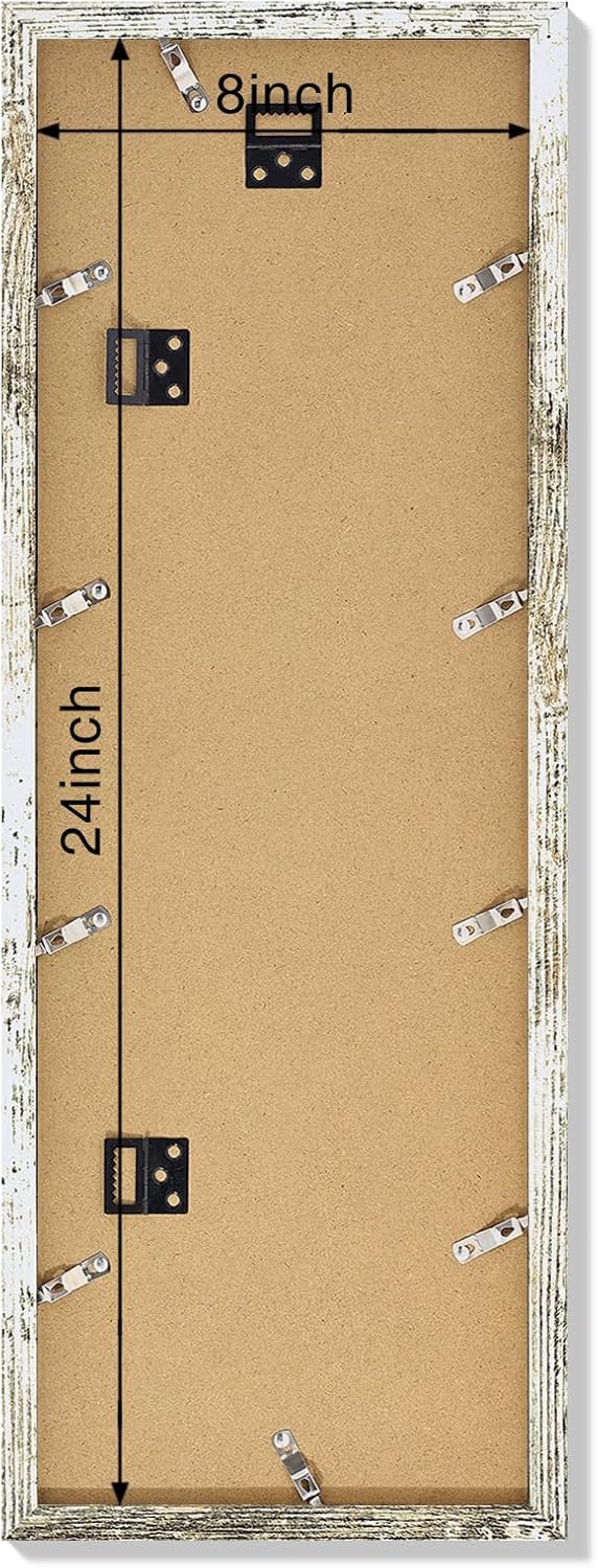 Vittanly 11x14 Collage Picture Frame, Displays 5Pcs 4x6 Pictures with Mat or 1Pcs 11x14 without Mat for Wall Mounting, Picture Frames Collage Wall Decor in Black, 1 Pack