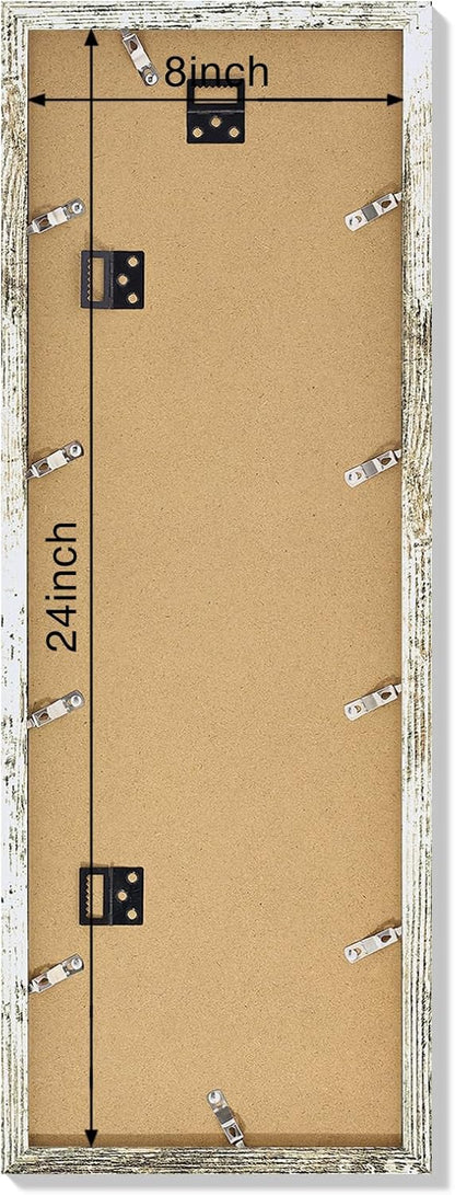 Vittanly 11x14 Collage Picture Frame, Displays 5Pcs 4x6 Pictures with Mat or 1Pcs 11x14 without Mat for Wall Mounting, Picture Frames Collage Wall Decor in Black, 1 Pack