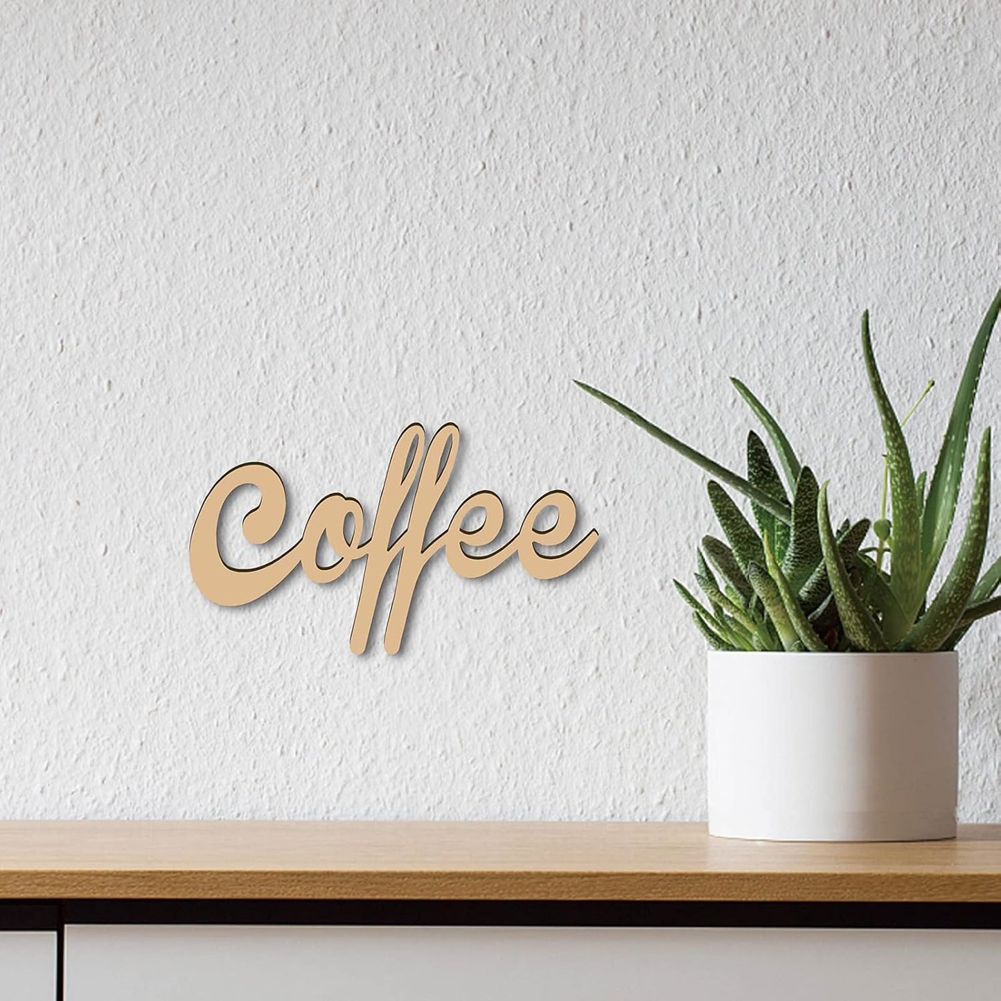 CREATCABIN Welcome Sign Welcome Wood Cutout Wooden Wall Decor Letters Laser Cut Art Unfinished Rustic Decorative DIY for Front Door Home Gallery Porch Coffee Bar Wreath Gift 11.8 x 2.4 Inch