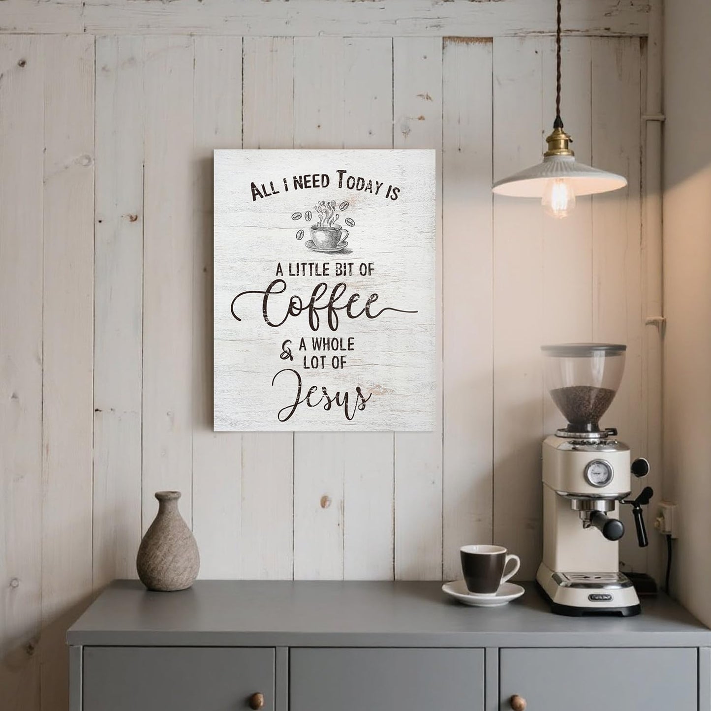 Quotes Wall Decor Enjoy the Little Things Sign Family Wall Signs Canvas Prints Rustic Wooden Wall Art Wood Pictures for Living Room Bedroom Office Home Decor, 6 X 17 Inch Framed