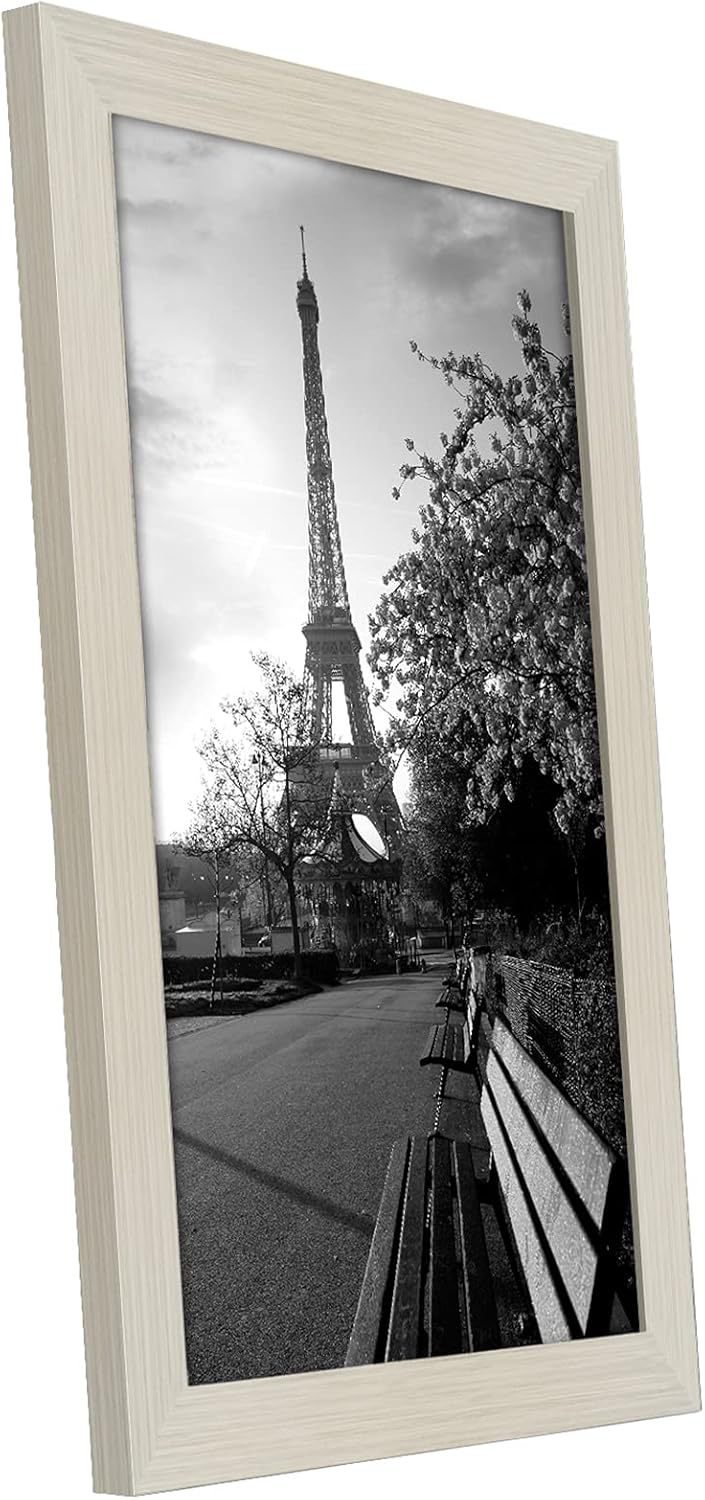 Americanflat 12x18 Poster Frame with Shatter-Resistant Glass - Signature Collection - Gallery-Style Frames Made of Engineered Wood - Photo Frame for Wall Display - Black - Colors A