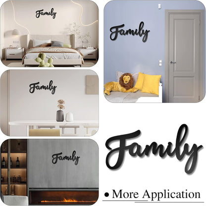 Family Signs For Home Wall Decor,Family Wall Decor For Living Room Rustic Letter Signs Family Wall Art (style2)