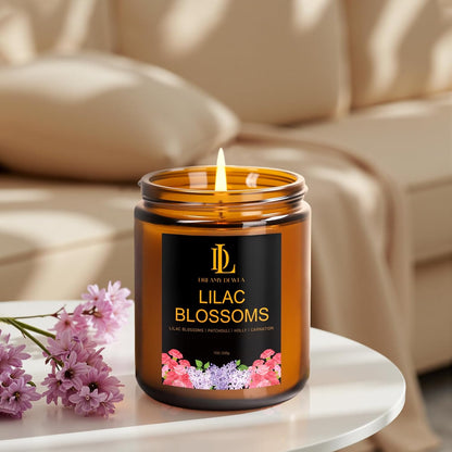 Scented Candles Set, 4 Pack Soy Candles for Home Scented, Candle Gifts for Men Women, Scents of Pineapple Cocktail/Coconut Vanilla/Pink Sands/Bahamian Breeze