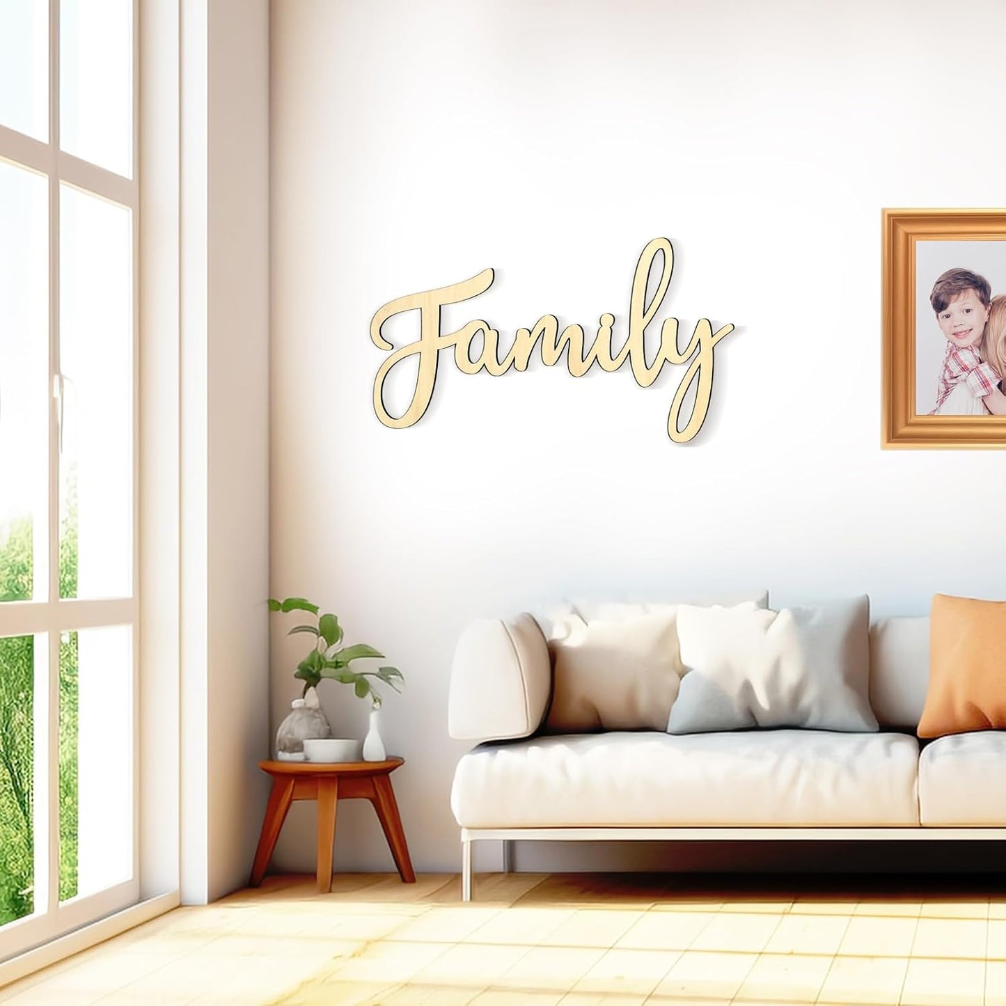 Family Signs For Home Wall Decor,Family Wall Decor For Living Room Rustic Letter Signs Family Wall Art (style2)