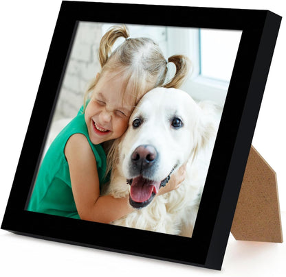 Americanflat 24x36 Poster Frame with Polished Plexiglass - Streamline Collection - Thin Border Picture Frame for Wall Display - Hanging Hardware Included - Black - Colors C