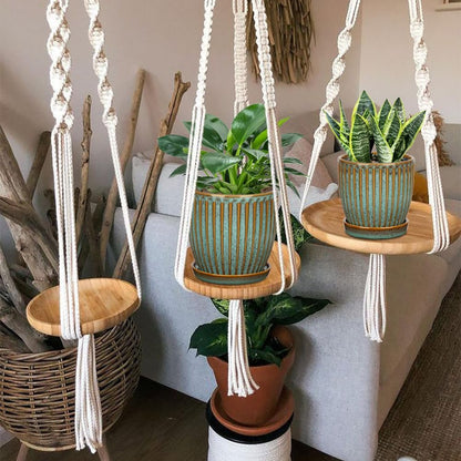 Oairse Ceramic Pots for Indoor Plants, 4.9 +5.7 inch Set of 2 Brown Plant Pots with Drainage Holes and Saucers Texture Ceramic Planters Indoor Outdoor Flower Planters for Succulent