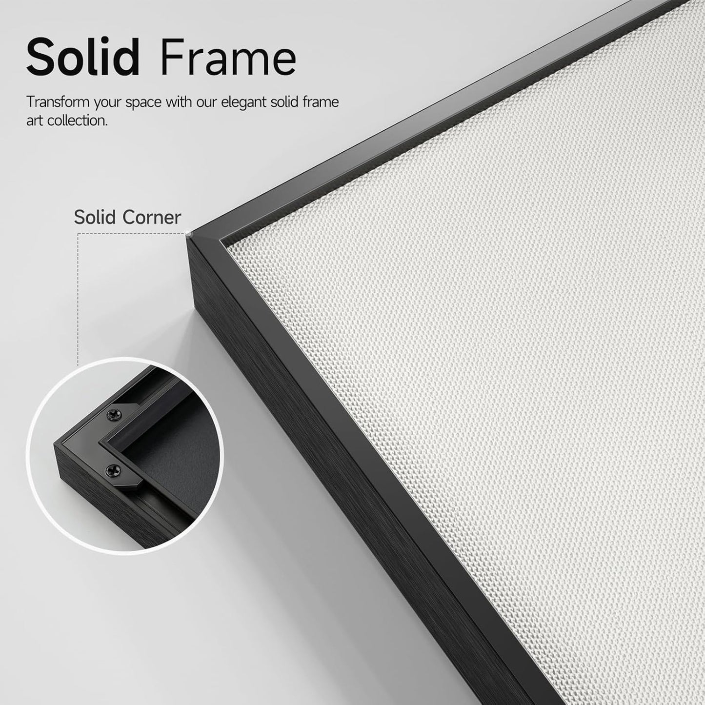 Large Framed Black and White Abstract Wall Art for Living Room, 3 Piece Big Modern Canvas Prints Paintings Artwork for Walls, Minimalist Abstract Art Pictures for Hallway, Office Wall Decor 24x36 In