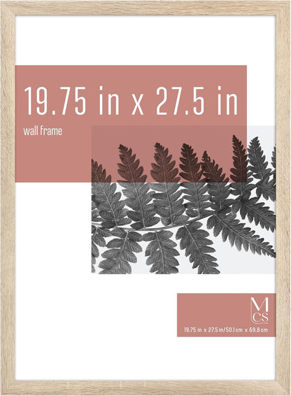 MCS Studio Gallery 16x24 Poster Frame Black Woodgrain Engineered Wood, Vertical & Horizontal Wall Hanging Large Picture Frame for Photos, Posters & Art Prints (1-Pack)