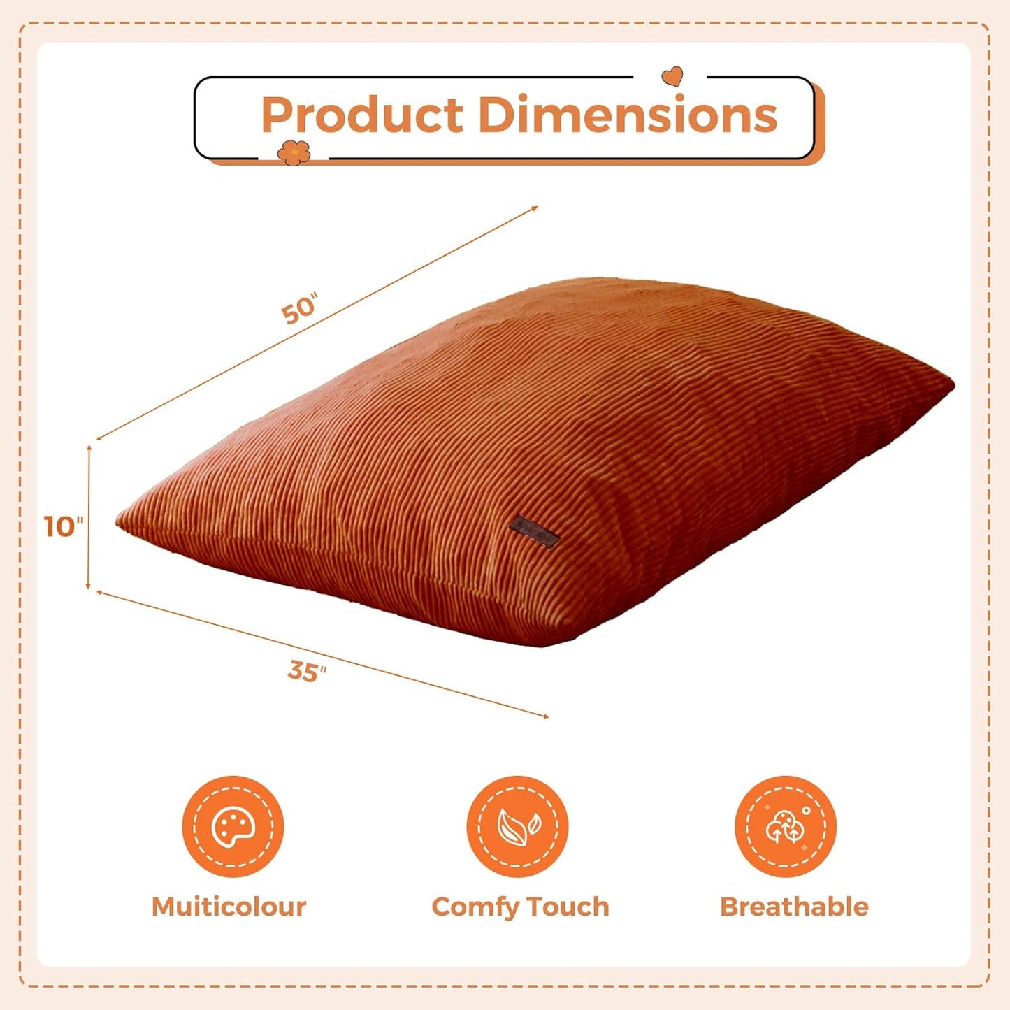 MAXYOYO 3 in 1 Kids Bean Bag Chair Couch, Convertible Chair Folds from Bean Bag to Lounger, Child Floor Sofa for Gaming, Reading, Floor Mattress with High-Density Foam Filling