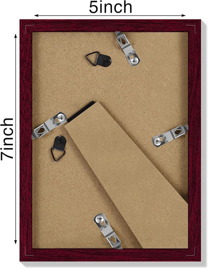 Vittanly 11x14 Picture Frame, Display Pictures 8x10 with Mat or 11x14 without Mat, Photo Frame for Wall Mounting, Black, 1 Pack - Colors B