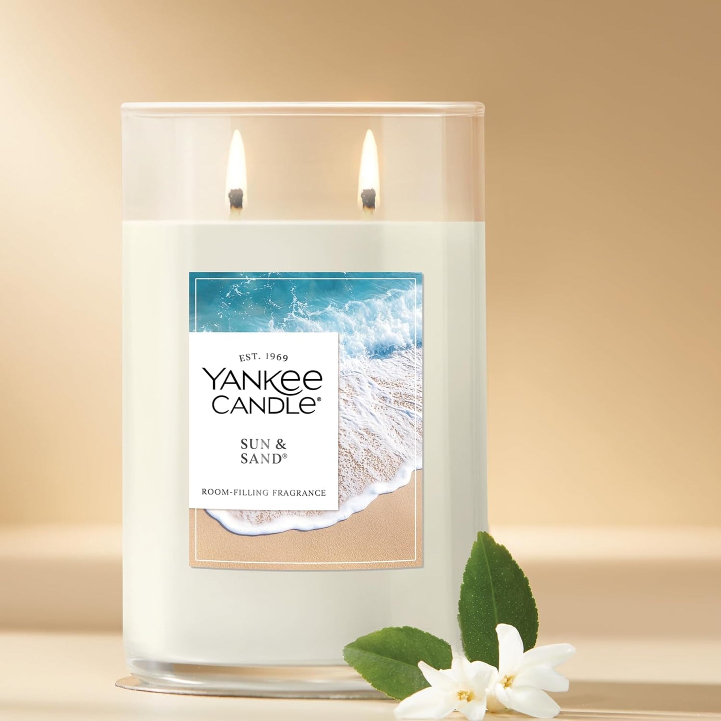 Yankee Candle Large Tumbler Scented Candle with up to 80 Hour Burn Time, Premium Plant Wax Blend for Consistent Burn, 20 oz Tumbler Candle with Room Filling Fragrance, Midsummer's Night