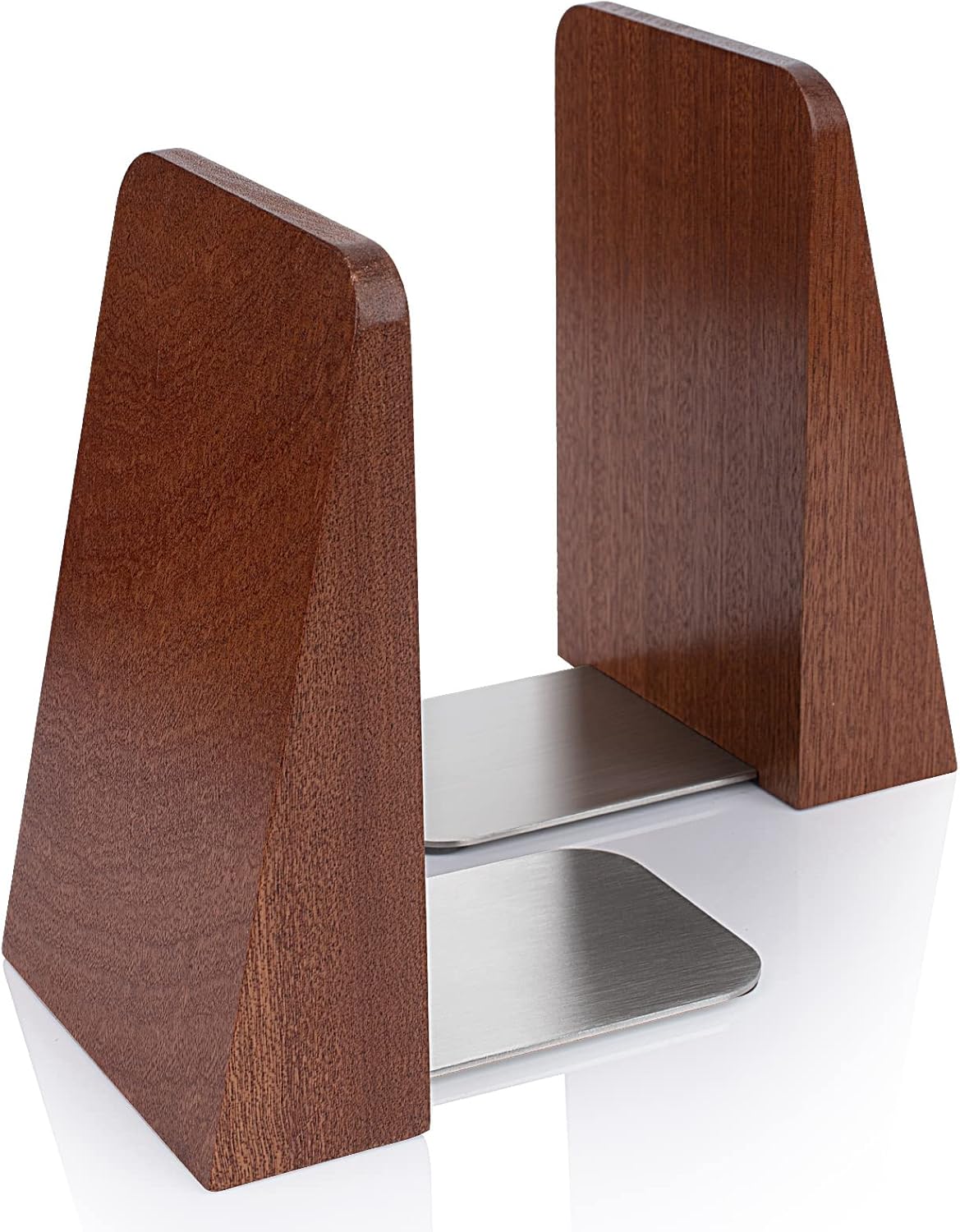 DRELIFAM Wood Handmade Book Ends to Hold Books Large Heavy Duty Bookends for Shelves Decorative Book End for Heavy Books