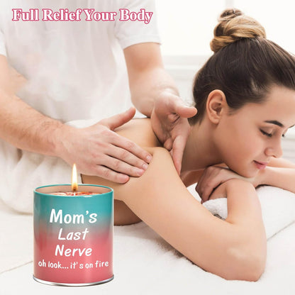 Gifts for Mom Birthday from Daughter Son, Christmas Stocking Stuffers Gifts for Mom Present Mothers Day Great ldeas Funny Unique New Mother Thanksgiving Adoptive 9oz Scented Candle