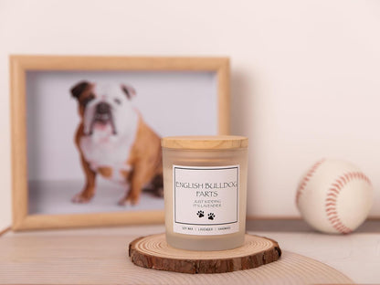 Pug Gifts & Decor, Dog Mom Gifts for Women, Dog Farts Candle, Pet Friendly Lavender Scented Candle
