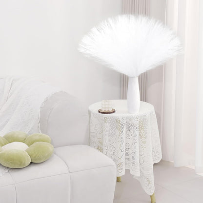 Pampas Grass Decor 30 Pcs 21.7 Inch Faux Brown Pampas Grass Bulk Artificial Dried Flowers Small Vase Filler Pompas Grass.