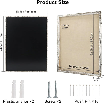 GraduatePro Shadow Box Frame 11x14 Display Case with Linen Back, Real Glass Window Door with Hinge, Picture Frame Wedding Bouquet Memorabilia Medals Photos Memory Box for Keepsakes, Carbonized Black