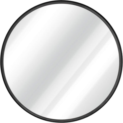 Gold Circle Wall Mirror 24 Inch Round Wall Mirror for Entryways, Washrooms, Living Rooms and More (Gold, 24")