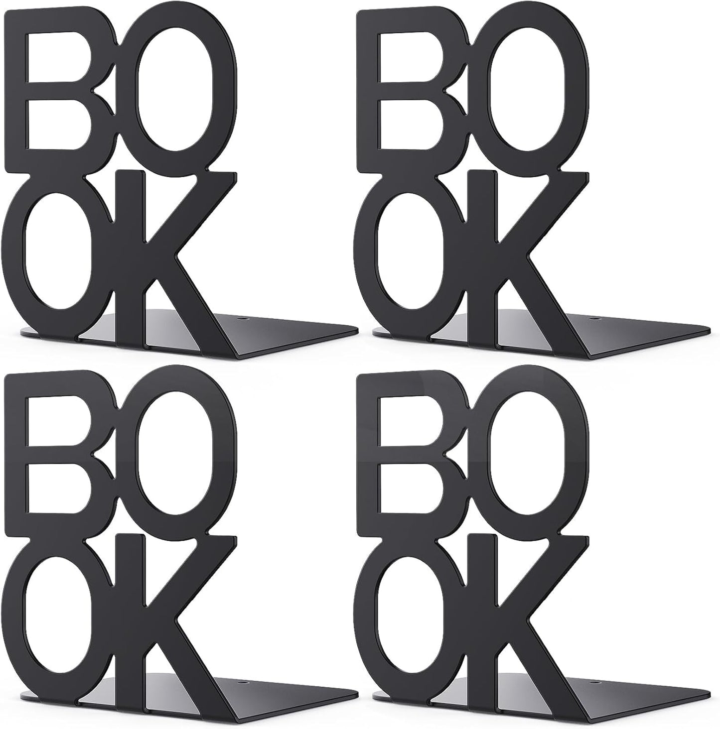 Book Ends,BookEnds Supports for Bookrack Desk,Bookend are Used for Books, Unique Appearance Design,Heavy Duty