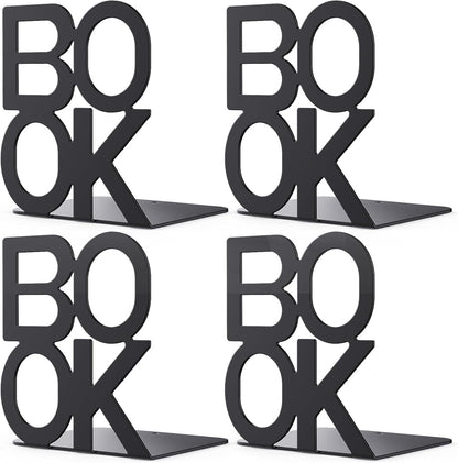 Book Ends,BookEnds Supports for Bookrack Desk,Bookend are Used for Books, Unique Appearance Design,Heavy Duty