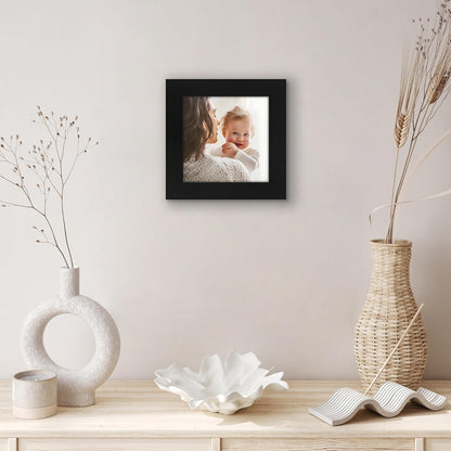Americanflat 12x18 Poster Frame with Shatter-Resistant Glass - Signature Collection - Gallery-Style Frames Made of Engineered Wood - Photo Frame for Wall Display - Black - Colors B