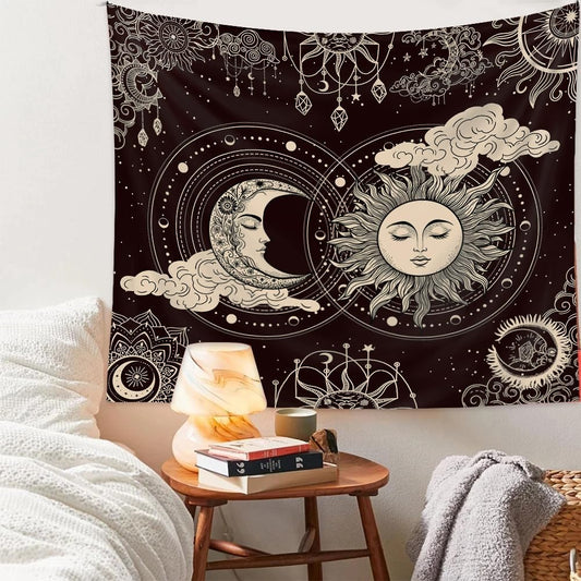 Vintage Flowers Tapestry 48”x36”, Long Vertical Wall Hanging Reference Illustrative Botanical Tapestries for Bedroom Aesthetic Floral Tapistry Botanical Plants Tapestry Wall Hanging Cute Bedroom Decor