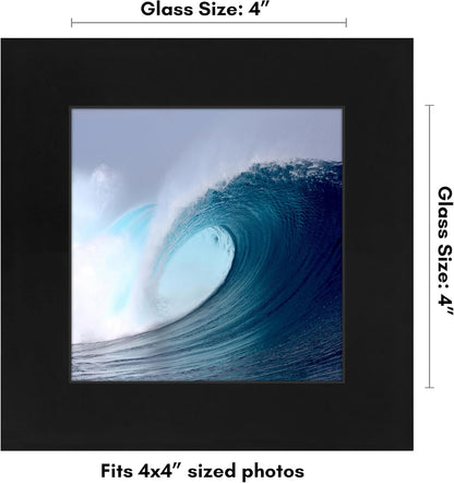 Americanflat 12x18 Poster Frame with Shatter-Resistant Glass - Signature Collection - Gallery-Style Frames Made of Engineered Wood - Photo Frame for Wall Display - Black - Colors A