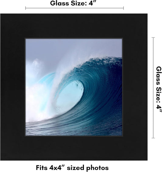 Americanflat 12x18 Poster Frame with Shatter-Resistant Glass - Signature Collection - Gallery-Style Frames Made of Engineered Wood - Photo Frame for Wall Display - Black - Colors A