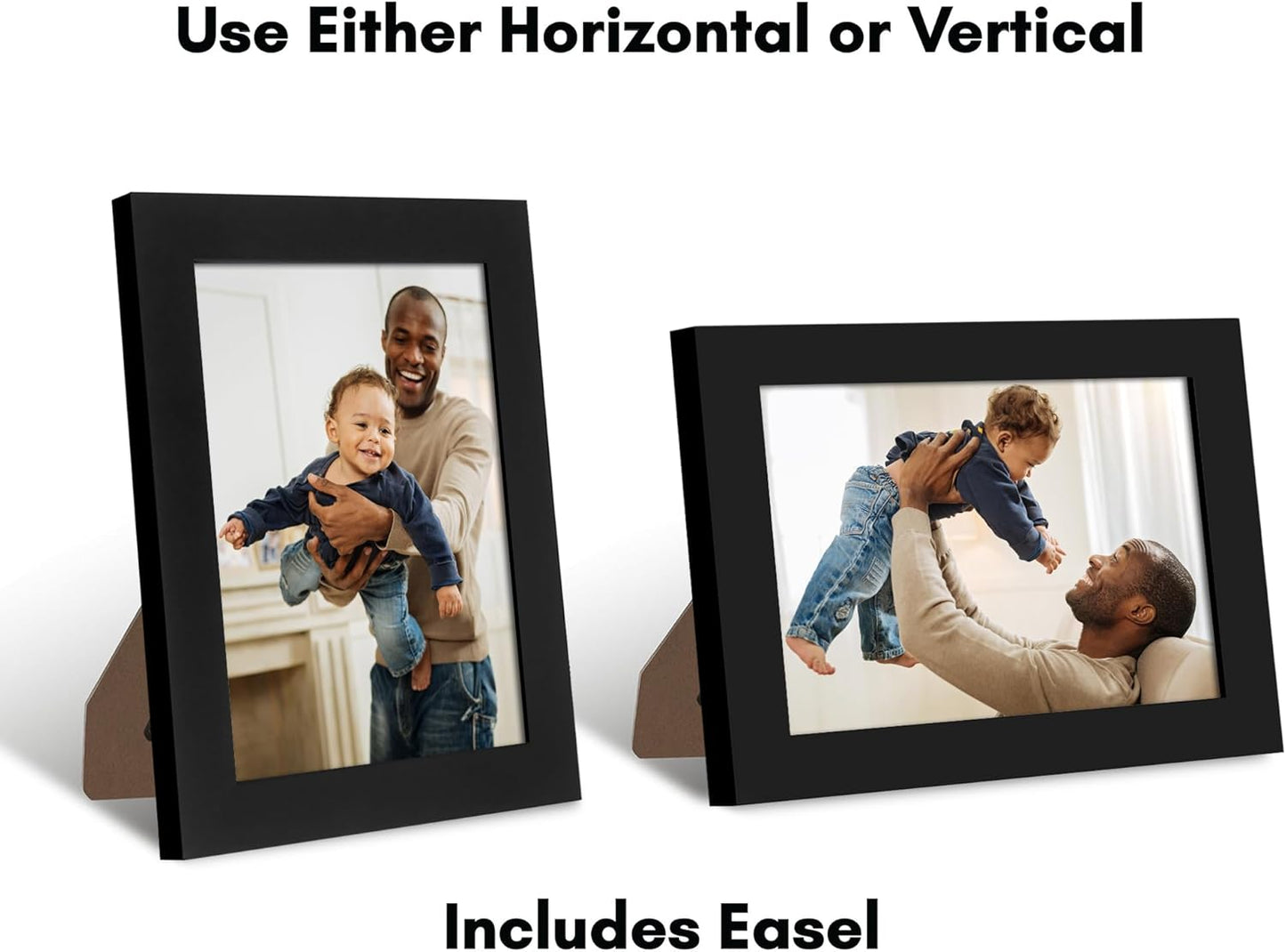 Americanflat 12x18 Poster Frame with Shatter-Resistant Glass - Signature Collection - Gallery-Style Frames Made of Engineered Wood - Photo Frame for Wall Display - Black - Colors C