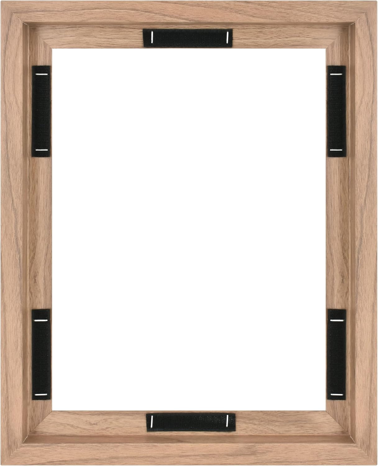 MCS Canvas Float Frames 8x10 Frame, Black Frame for Finished Canvases, Vertical & Horizontal Wall Hanging Frame with Adhesive for Canvas Paintings (1-Pack)
