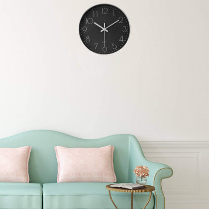 HZDHCLH Wall Clocks Battery Operated,12 inch Silent Non Ticking Modern Wall Clock for Living Room Bedroom Kitchen Office Classroom Decor (Olive Green and Gold)