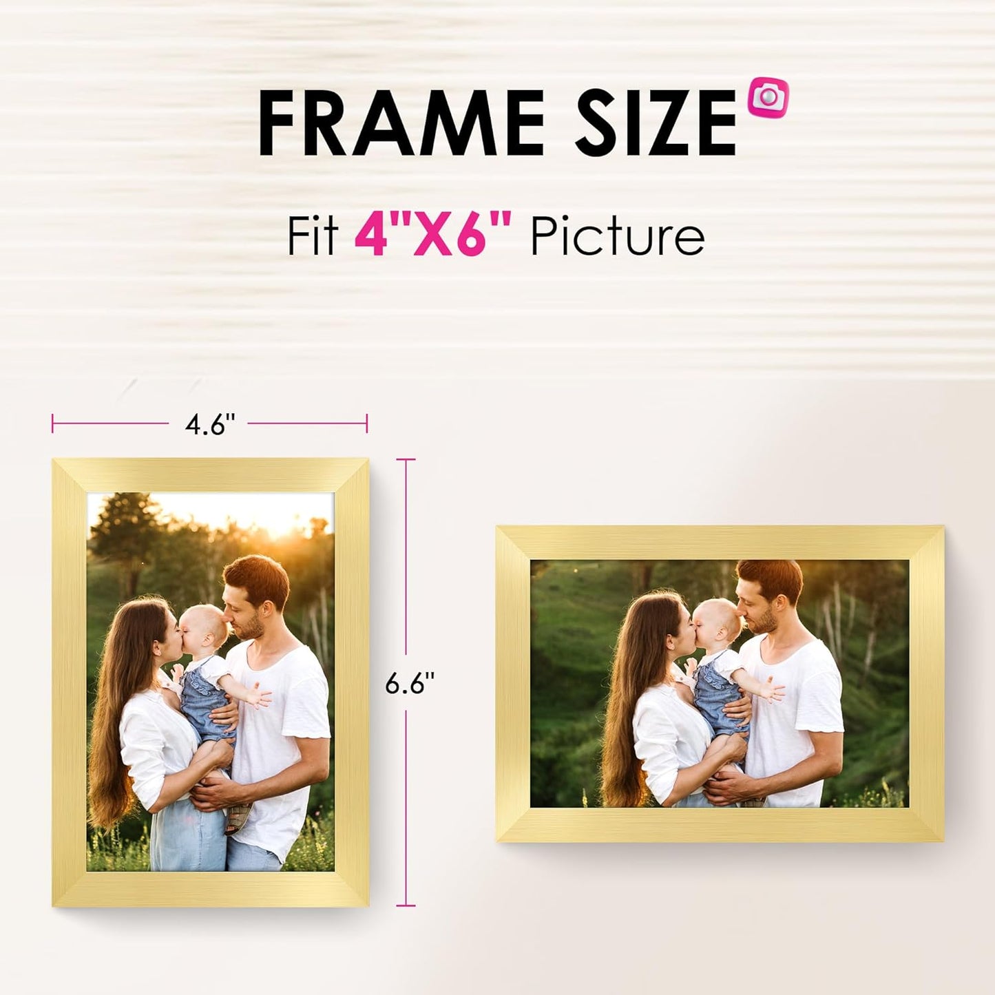 FIXSMITH 10 Pack Picture Frames Collage Wall Decor for Mounting or Tabletop Display, Gallery Wall Frame Set with Two 8x10 Black Frames, Four 5x7 Frames and Four 4x6 Frames, Multi-Pack Photo Frame Set