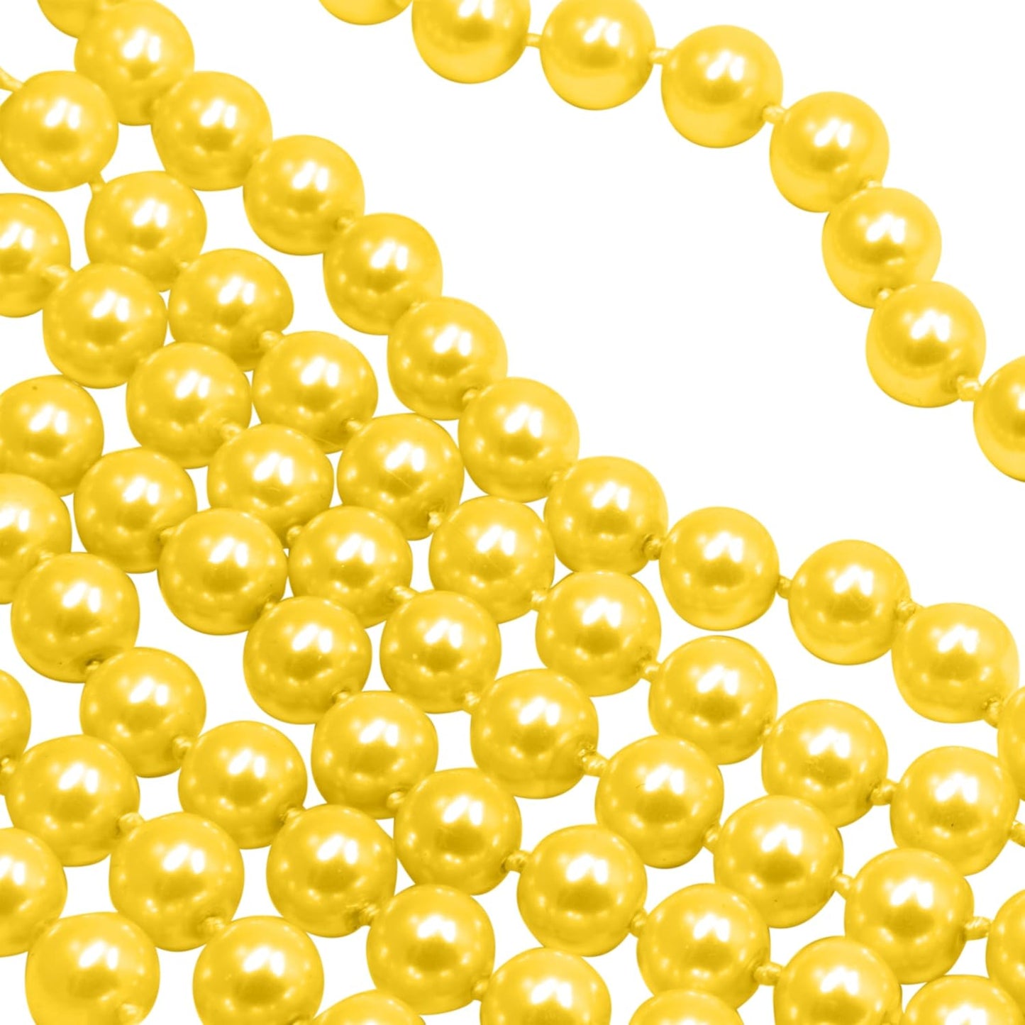 Craft String Pearls 10MM Beads Garland, 14 Yards Christmas Garland Faux Pearl Beads String Roll Bulk for DIY Craft, Wedding, Party, Christmas Tree Decoration