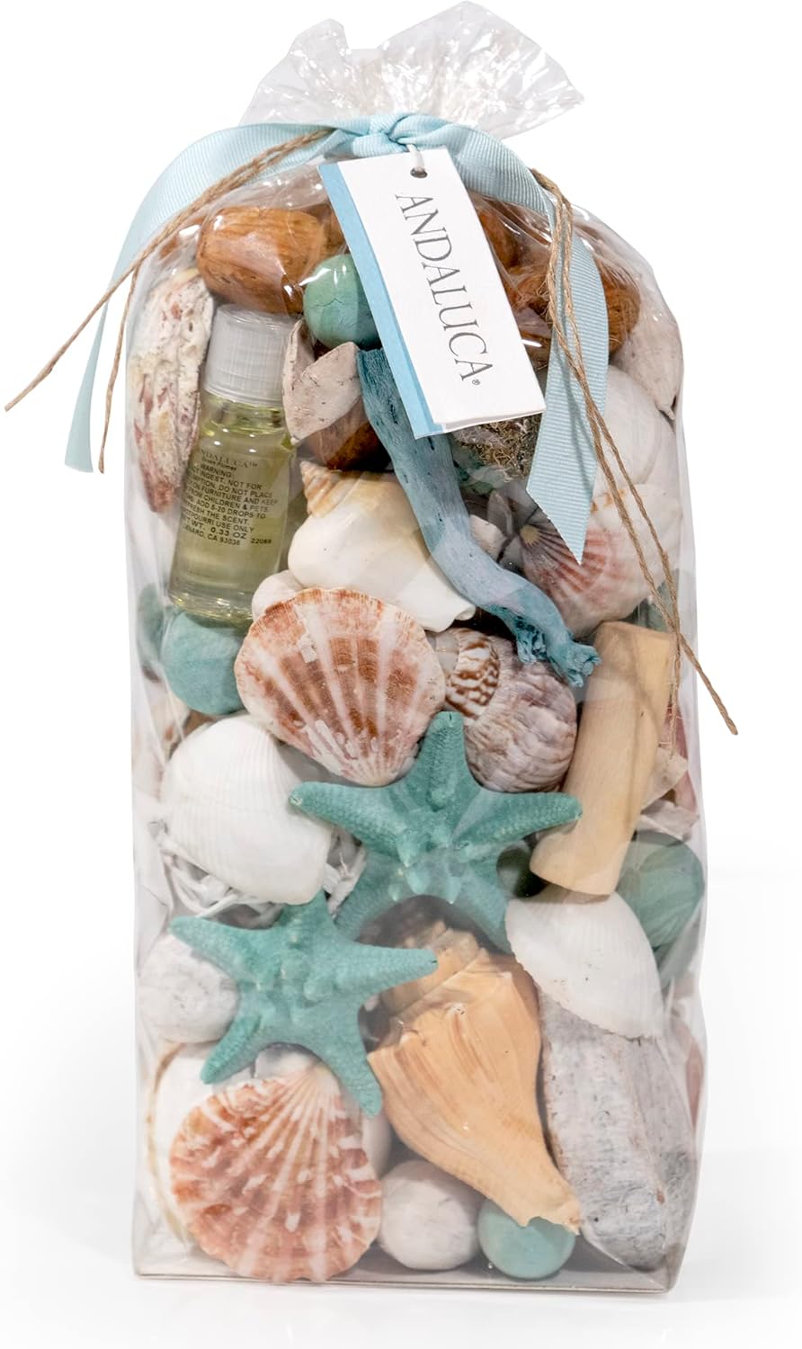 ANDALUCA Secrets of Spring Scented Potpourri | Made in California | Large 20 oz Bag + Fragrance Vial | Notes of Citron, Jasmine and Soft Woods | Floral Spring Home Fragrance