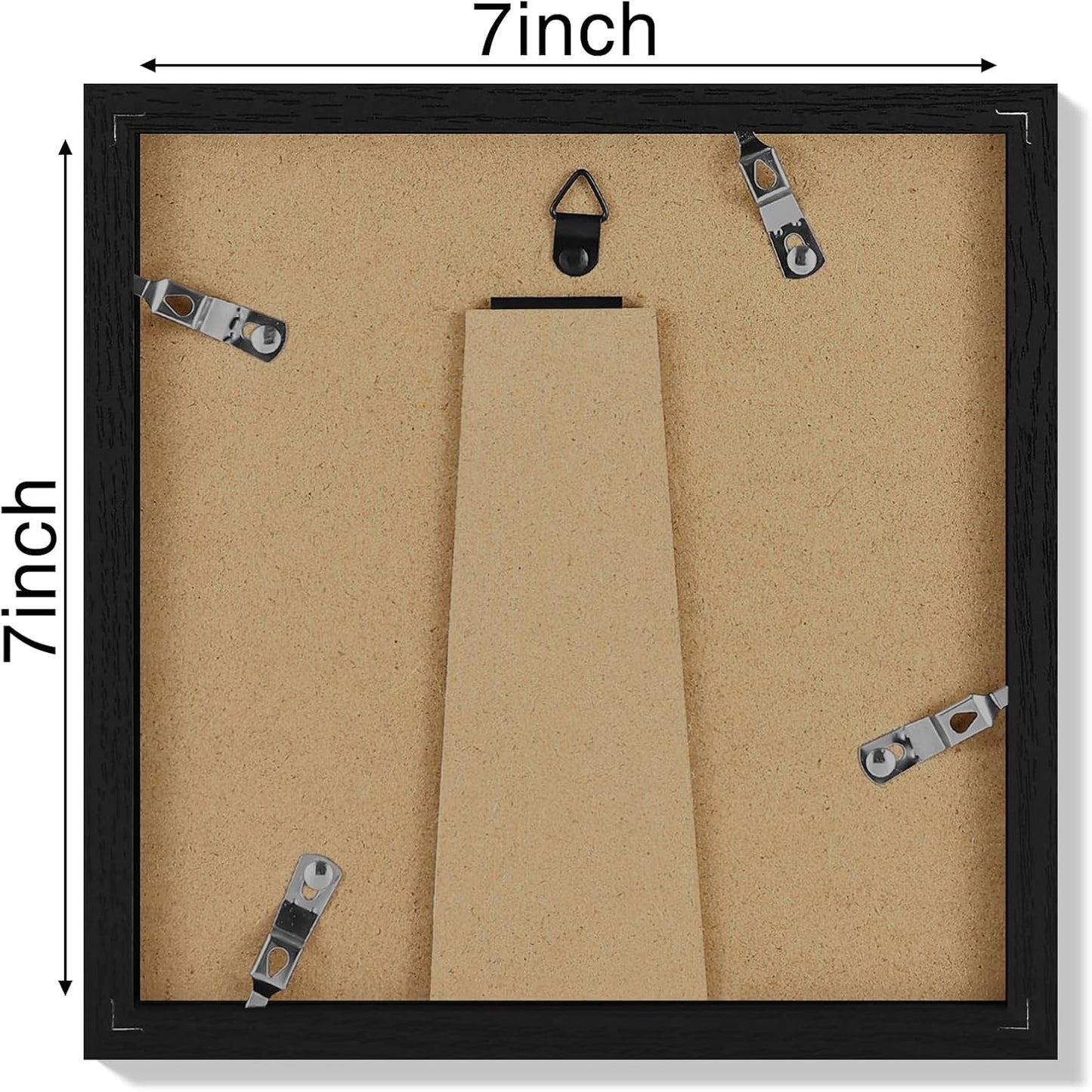Vittanly 11x14 Picture Frame, Display Pictures 8x10 with Mat or 11x14 without Mat, Photo Frame for Wall Mounting, Black, 1 Pack - Colors A