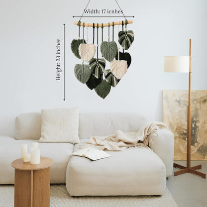 Boho Wall Decor - Large Macrame Wall Hanging - Boho Bedroom Decor - Tapestry for Bedroom - 31x39 inches