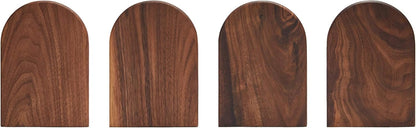 Pandapark Wood,Non-Skid Bookend for Shelves,Heavy Duty,Book Stand for CDs,1 Pair
