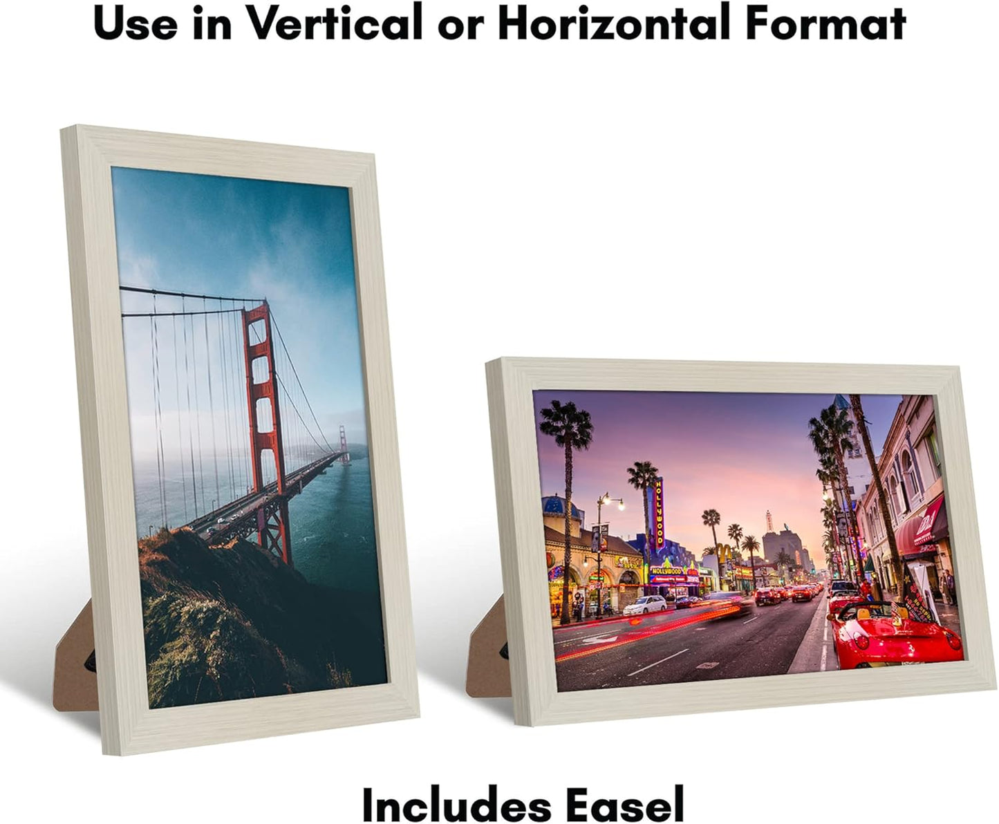 Americanflat 12x18 Poster Frame with Shatter-Resistant Glass - Signature Collection - Gallery-Style Frames Made of Engineered Wood - Photo Frame for Wall Display - Black - Colors A