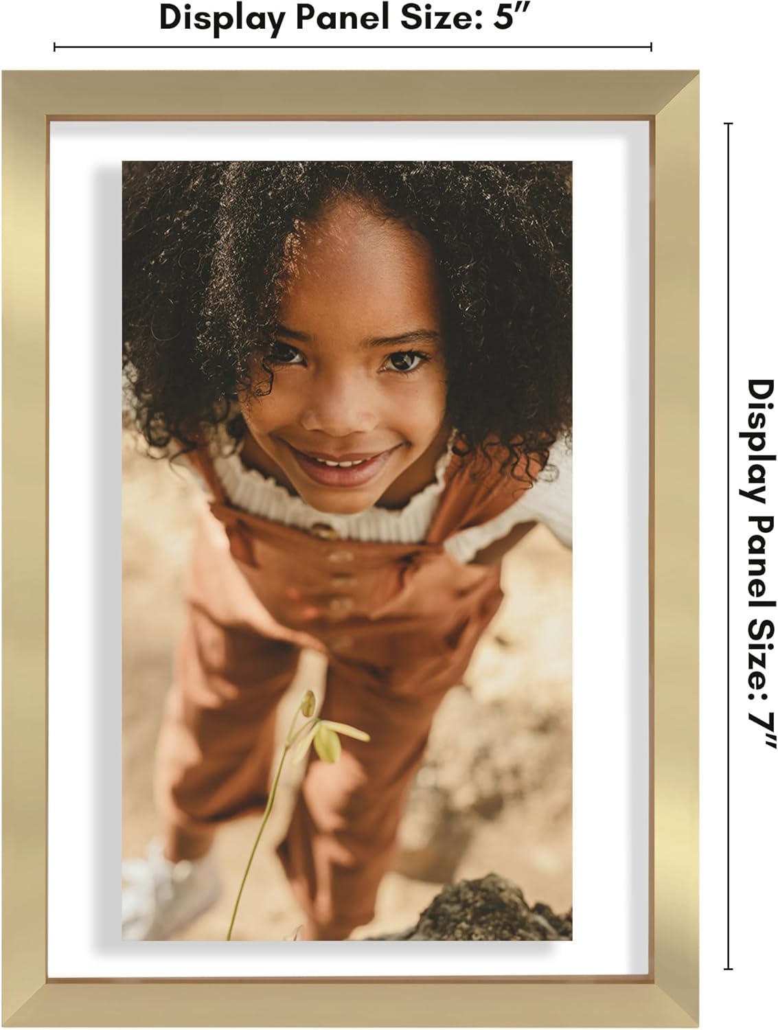 Americanflat Aluminum 11x14 Floating Picture Frame with Shatter-Resistant Glass - Use as 8x10 Picture Frame or Display 11x14 Photo - Signature Float Collection - Photo Frames for Wall Display - Black