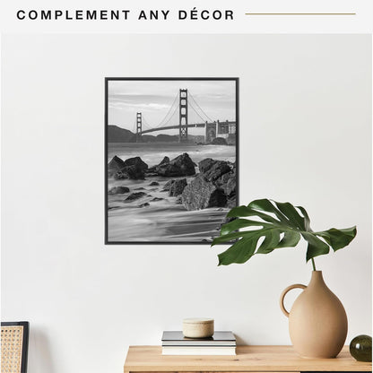 MCS Original Poster Frame 24x36 Black Lightweight Vertical & Horizontal Wall Hanging Large Picture Frame for Posters, Art Prints & Gallery Wall (6-Pack)