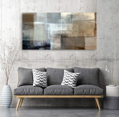 Baisuart S02250 Canvas Prints Wall Art Beach Sunset Ocean Waves Nature Pictures Stretched Canvas Wooden Framed for living Room Bedroom and Office