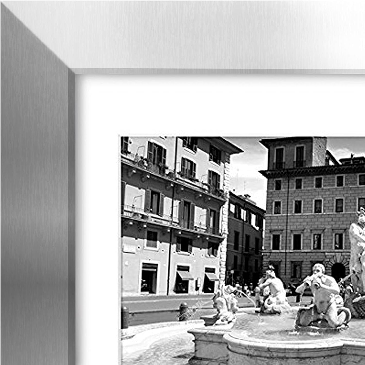 Americanflat 4x6 Collage Picture Frame with Shatter-Resistant Glass - Fits Five 4x6 Photos or Use as One 11x14 Picture Frame - Signature Collection - Collage Frames for Wall Display - Black