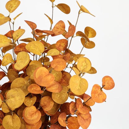 Bessol Artificial Eucalyptus Stems 24'' 5Pcs Fake Plants Greenery for Vase, Faux Eucalyptus Stems for Home Decor, Bathroom, Office, Coffee Table & Farmhouse Centerpiece Decorations