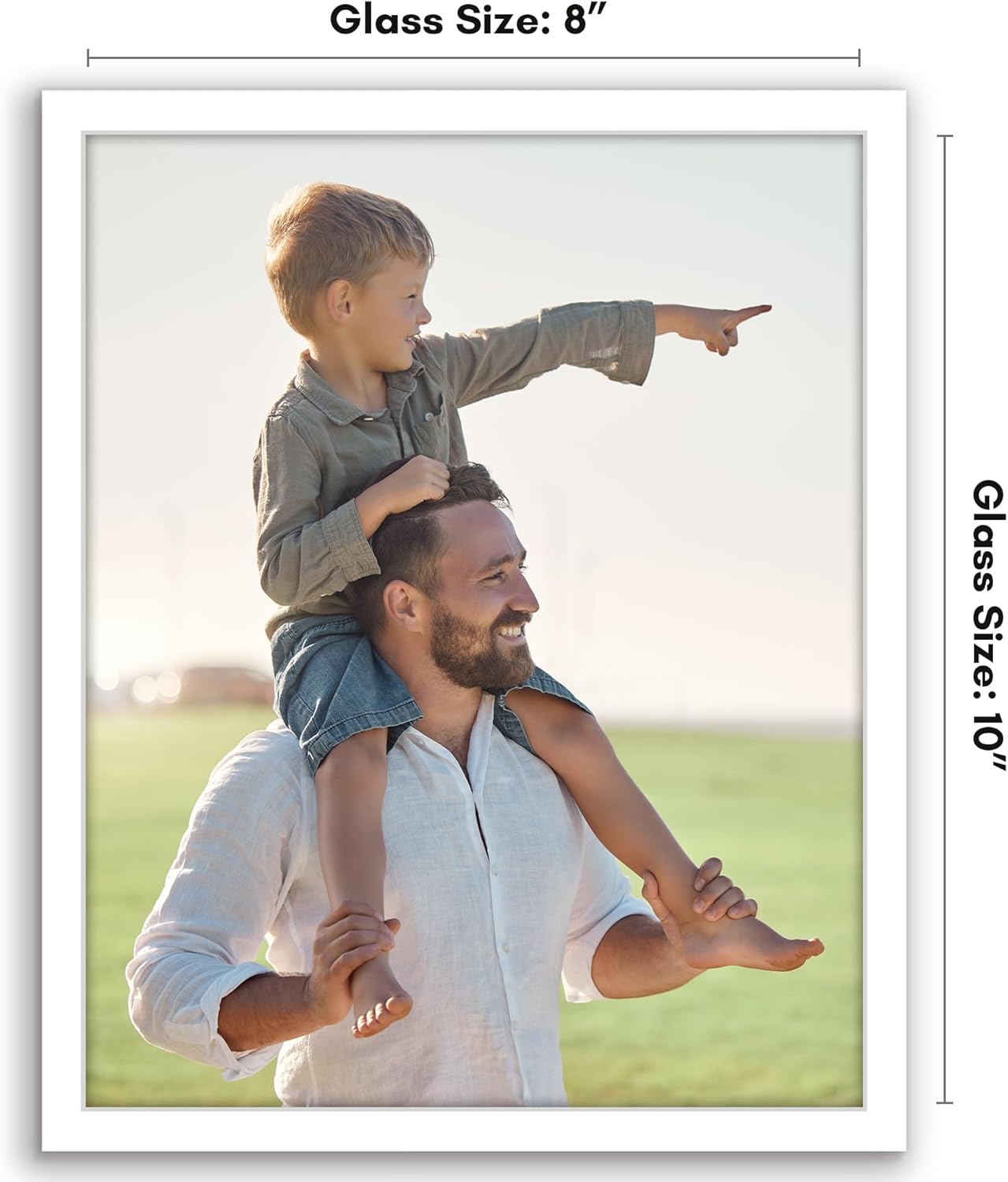 Americanflat 24x36 Poster Frame with Polished Plexiglass - Streamline Collection - Thin Border Picture Frame for Wall Display - Hanging Hardware Included - Black - Colors B